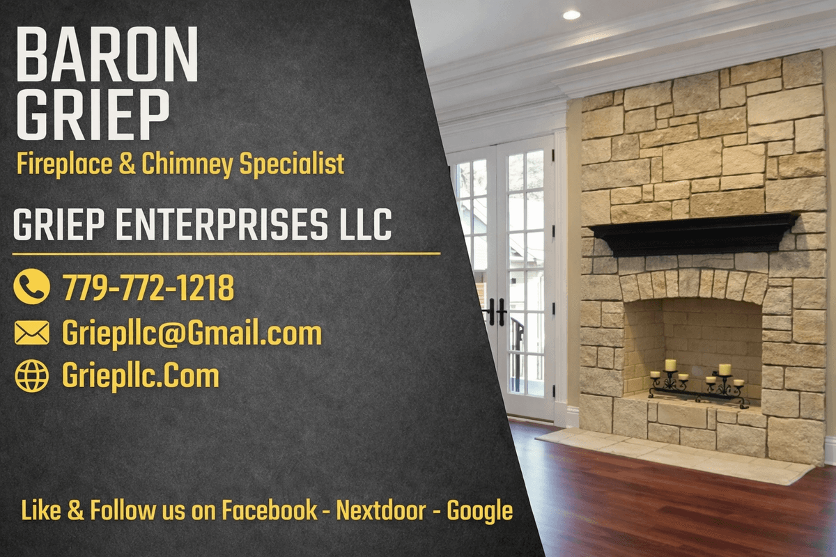 Griep Enterprises LLC, - Professional chimney cleaning, inspection and repair services in Rockford, Georgia