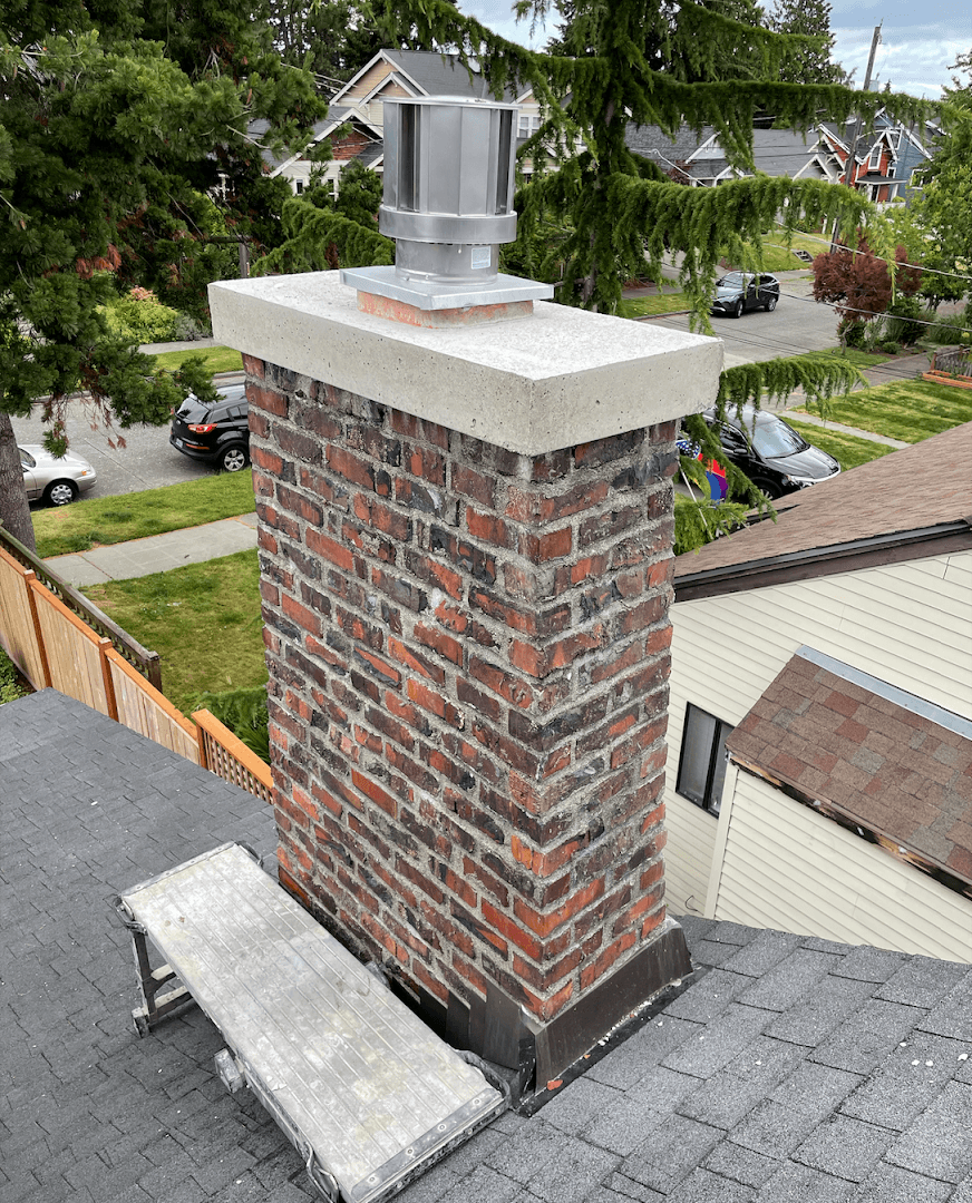 A-Clean Chimney & Contracting chimney services work photo 5 - Professional chimney cleaning and repair in Snohomish, Washington