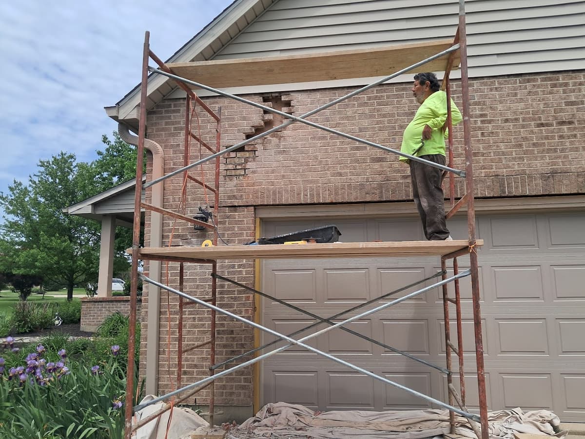 Zambrano masonry chimney services work photo 6 - Professional chimney cleaning and repair in Lebanon, Ohio