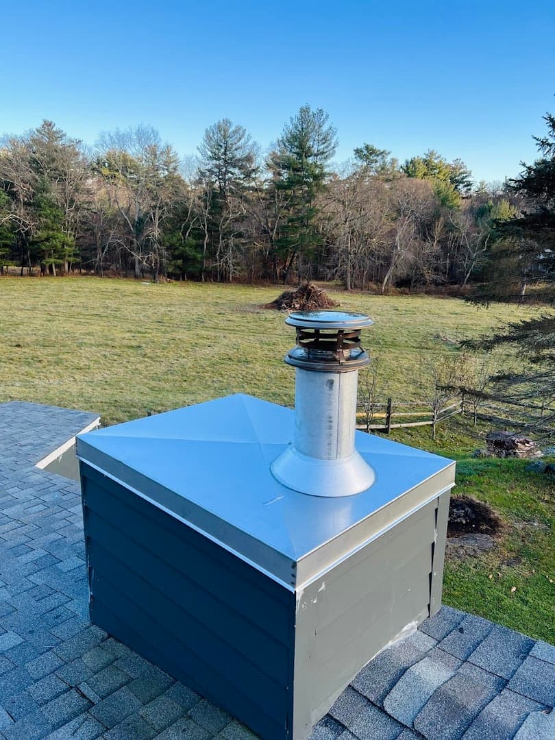 A Z Chimney Services chimney services work photo 5 - Professional chimney cleaning and repair in Burlington, Massachusetts