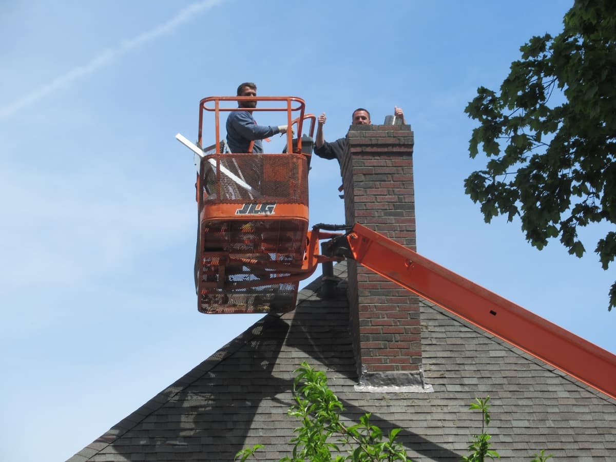 Affordable Chimney Sweeps chimney services work photo 5 - Professional chimney cleaning and repair in North Andover, Massachusetts