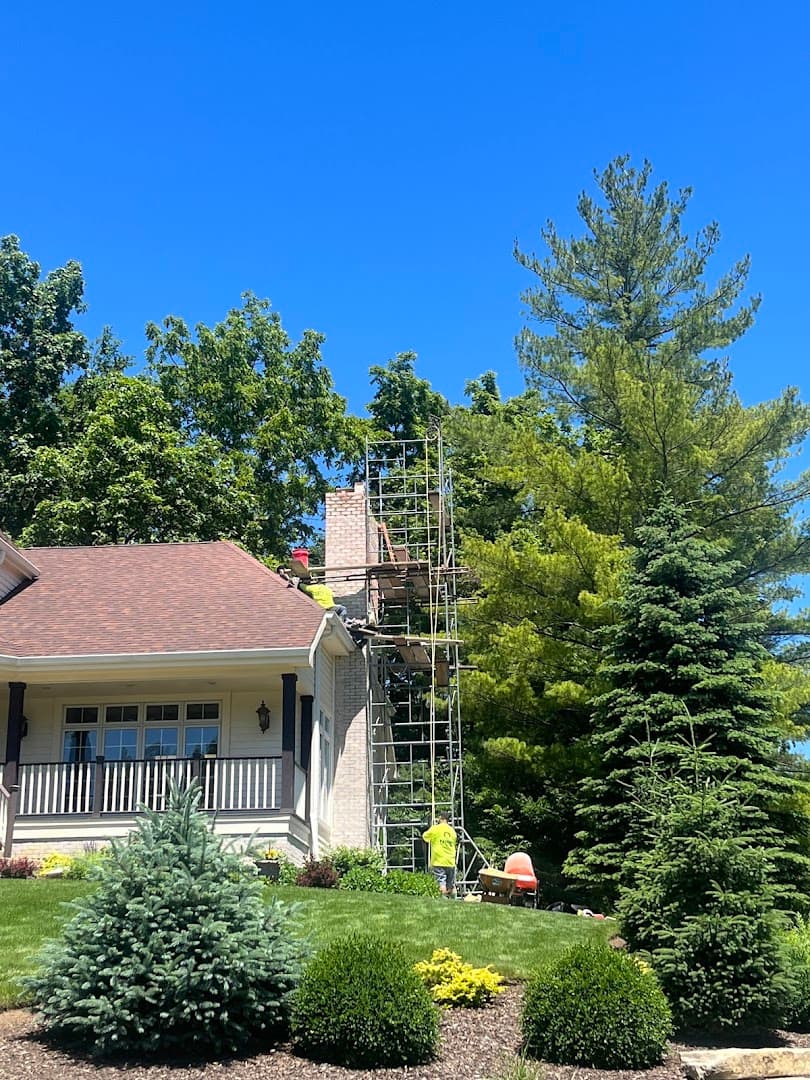 Precision Chimney & Masonry Repair chimney services work photo 5 - Professional chimney cleaning and repair in Brookfield, Wisconsin