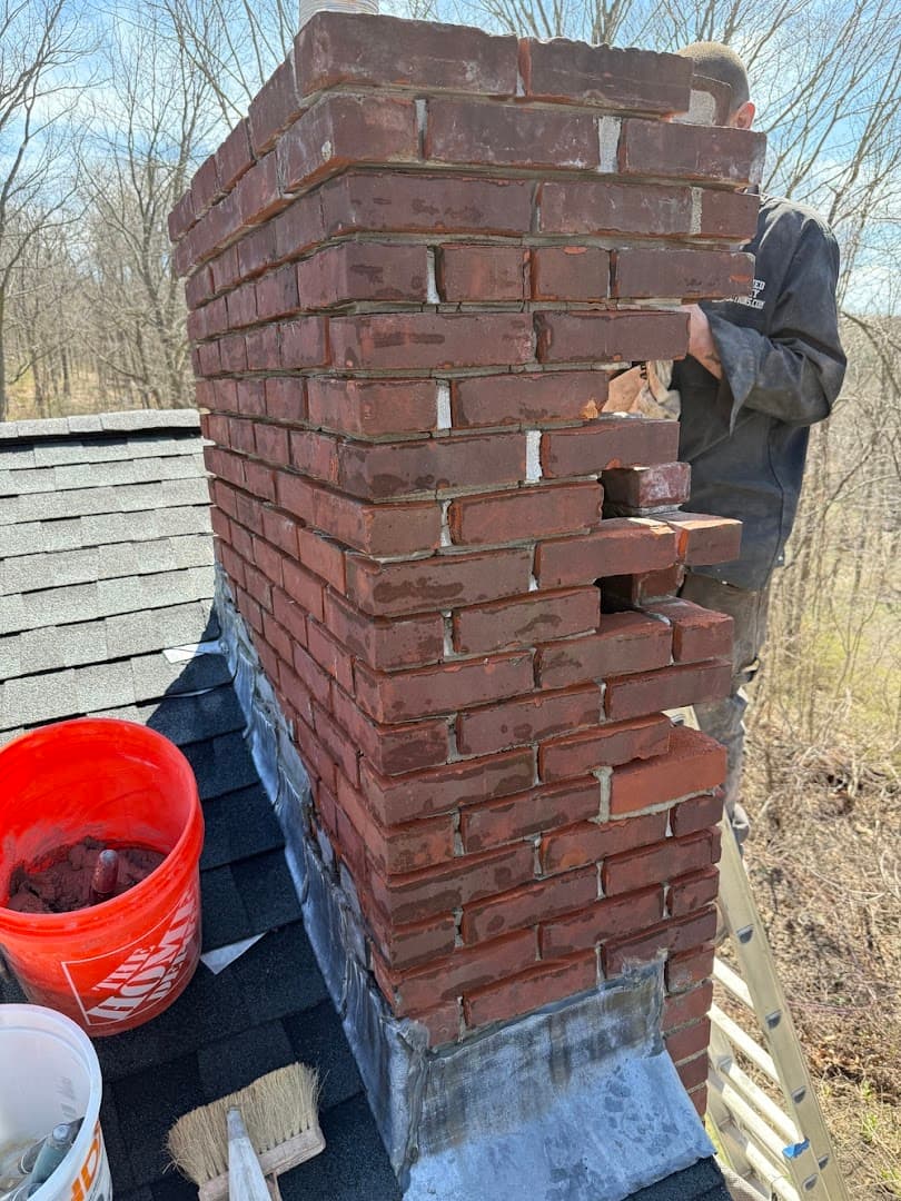 Certified Chimney Inspections chimney services work photo 5 - Professional chimney cleaning and repair in North Smithfield, Georgia