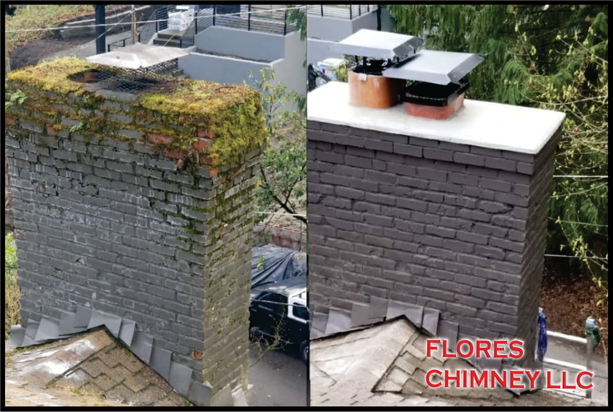 Flores Chimney LLC chimney services work photo 6 - Professional chimney cleaning and repair in Federal Way, Washington