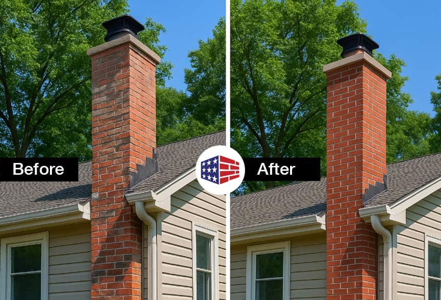 RB Chimney Repairs & Masonry Construction chimney services work photo 6 - Professional chimney cleaning and repair in Barrington, Georgia