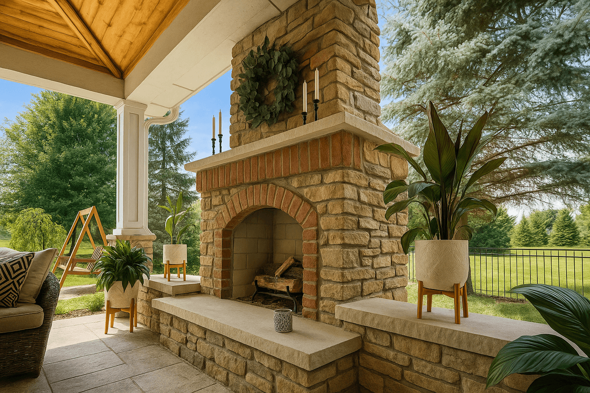 A Fireplace Store And More chimney services work photo 5 - Professional chimney cleaning and repair in Downers Grove, Illinois