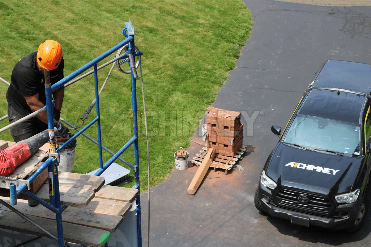 A1 Chimney chimney services work photo 5 - Professional chimney cleaning and repair in Chicago, Illinois