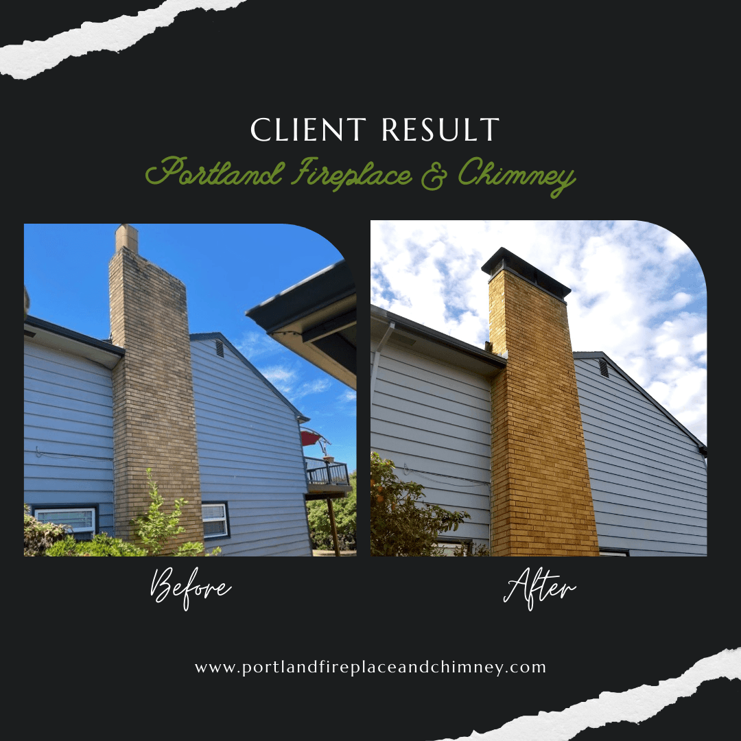 Portland Fireplace and Chimney chimney services work photo 5 - Professional chimney cleaning and repair in Portland, Oregon