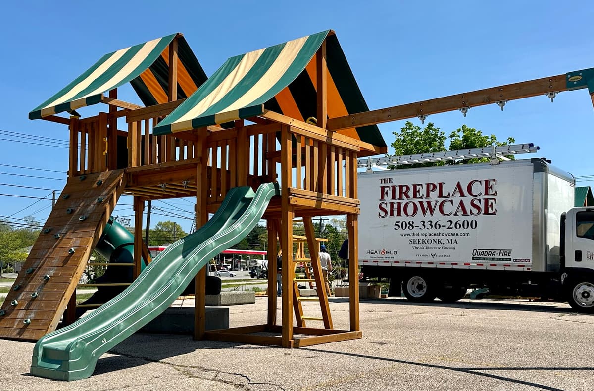 The Fireplace Showcase chimney services work photo 5 - Professional chimney cleaning and repair in Seekonk, Massachusetts