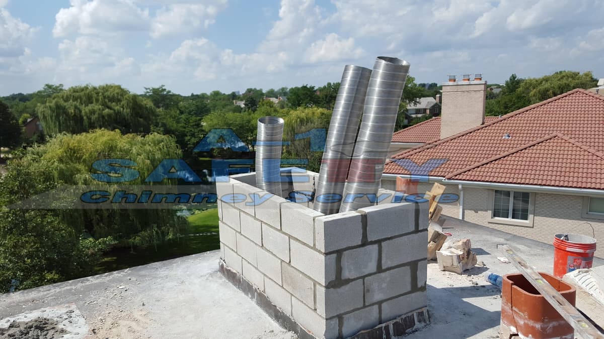A-1 Safety Chimney Service chimney services work photo 5 - Professional chimney cleaning and repair in Carol Stream, Illinois