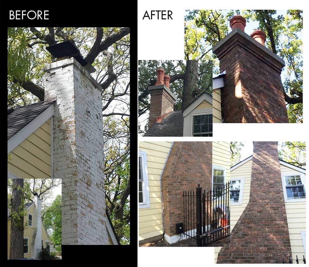 Chicagoland Fireplace & Chimney Restoration Co. chimney services work photo 6 - Professional chimney cleaning and repair in Addison, Illinois