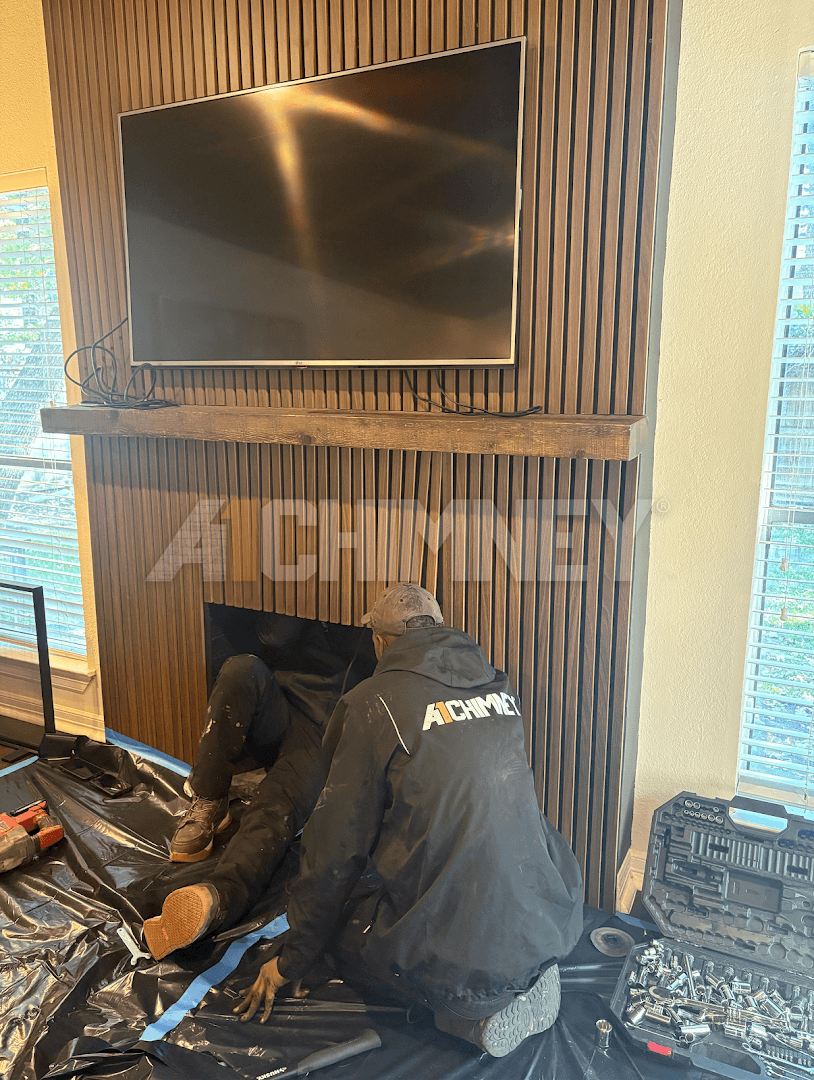 A1 Chimney chimney services work photo 5 - Professional chimney cleaning and repair in Oak Park, Illinois