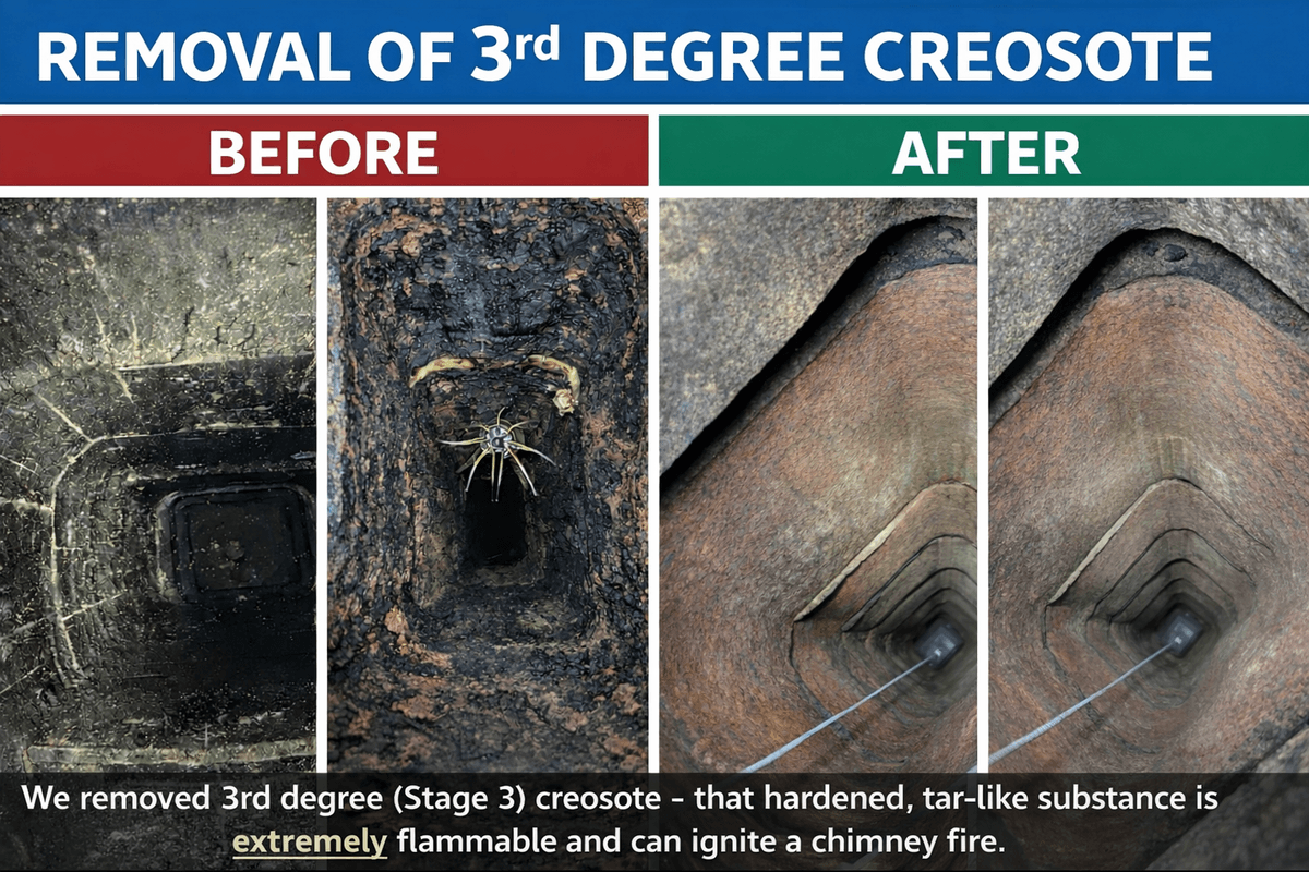 The Chimney Guys chimney services work photo 5 - Professional chimney cleaning and repair in Frankfort, Georgia